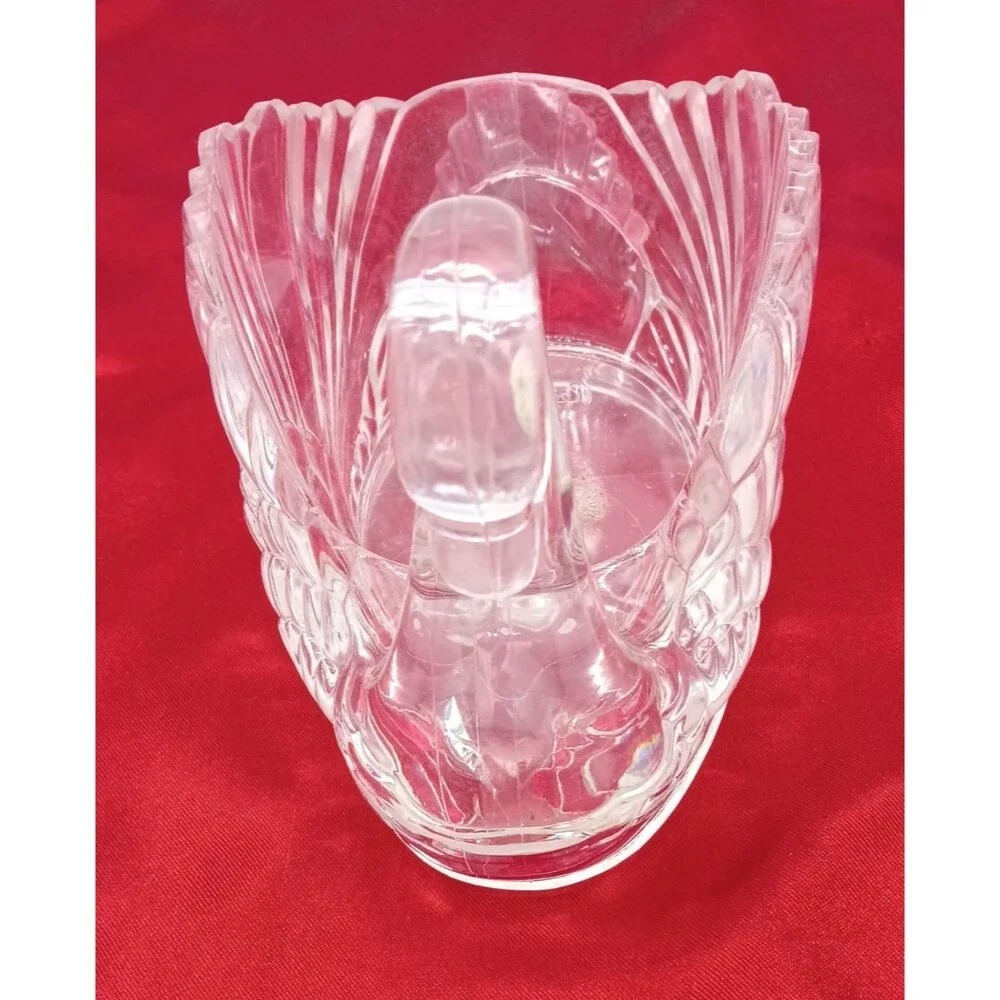 Vintage MCM Regaline Clear Acrylic Swan Vanity Bath Trinket Soap Dish 6
